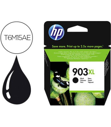 Ink jet hp 903xl officejet 6960 6970 negro 825 paginas