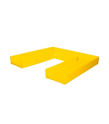 Colchon de dormir sumo didactic plegable 110x60x10 cm amarillo