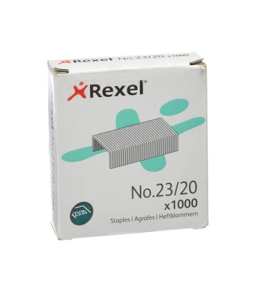 Grapas rexel 23 20 acero caja 1000 unidades