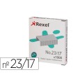 Grapas rexel 23/17 acero caja 1000 unidades