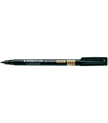 Rotulador staedtler lumocolor retroproyeccion punta de fibra permanente special 319 9 negro punta media