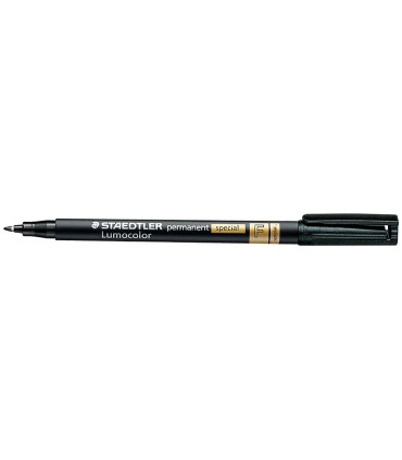 Rotulador staedtler lumocolor retroproyeccion punta de fibra permanente special 319 9 negro punta fina