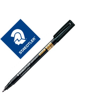 Rotulador staedtler lumocolor retroproyeccion punta de fibra permanente special 319 9 negro punta fina