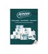 Papel secamanos amoos industrial 2 capas 32g m2 blanco 90 mt paquete de 6 rollos