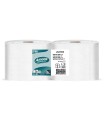 Papel secamanos amoos industrial 2 capas 32g/m2 paquete de 2 rollos