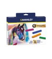 Lapices pastel manley suaves caja de 36 unidades colores surtidos