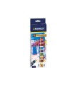 Pintura acrilica manley 12 ml caja de 12 unidades colores surtidos