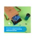 Boligrafo paper mate kilometrico punta 1 mm plastico reciclado 80 color azul