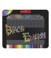 Lapices de colores faber castell black edition caja metalica de 100 unidades colores surtidos