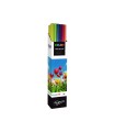 Papel kraft fabrisa color rollo 1 x 3 mt expositor de 30 unidades colores surtidos