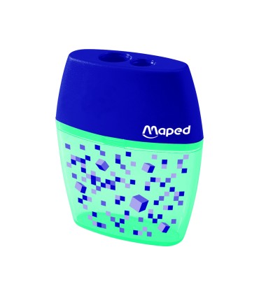 Sacapuntas maped plastico shaker pixel party 2 usos