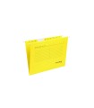 Carpeta colgante tarifold atlanta euroflex din a4 cartulina 100%reciclada fsc color amarillo caja de 25