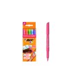 Rotulador bic kids tattoo caja de 5 unidades colores surtidos + 10 plantillas