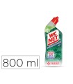 Limpiador de inodoros wc net gel energy desincrustante botella de 800 ml