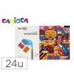 Acuarela carioca plus caja de 24 unidades colores surtidos