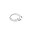 Cable groovy usb-c a tipo c longitud 1 mt color blanco