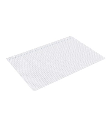 Recambio liderpapel a4 100 hojas papel reciclado 100 80g m2 cuadro 4mm con margen 4 taladros