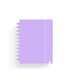 Cuaderno carchivo ingeniox foam a5 80h cuadricula malva pastel