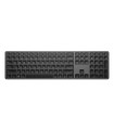 Teclado hp 975 dual inalambrico bluetooth 5.0 retroiluminacion usb-c color gris