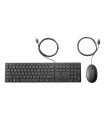 Set teclado + raton hp combo 320mk usb-a longitud 1.8 m color negro