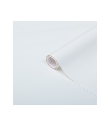 Rollo adhesivo d c fix blanco mate ancho 45 cm largo 15 mt