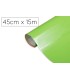 Rollo adhesivo d c fix verde manzana ancho 45 cm largo 15 mt