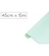 Rollo adhesivo d c fix verde menta ancho 45 cm largo 15 mt