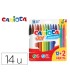 Rotulador carioca joy estuche de 12 unidades colores surtidos 2 gratis