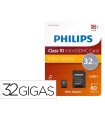 Memoria sdhc micro philips 32gb class 10 con adaptador