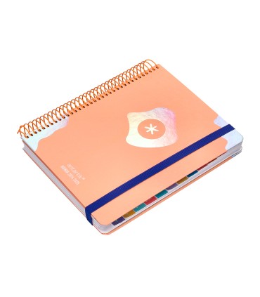 Agenda escolar antartik ano 24 25 curso coleccion maximal light orange dia pagina a5