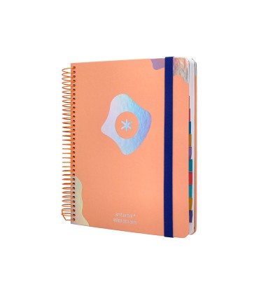 Agenda escolar antartik ano 24 25 curso coleccion maximal light orange dia pagina a5