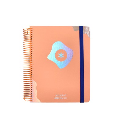 Agenda escolar antartik ano 24 25 curso coleccion maximal light orange dia pagina a5