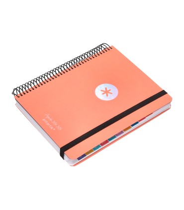 Agenda escolar antartik ano 24 25 curso coleccion minimal orange dia pagina a5