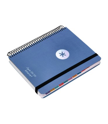 Agenda escolar antartik ano 24 25 curso coleccion minimal blue dia pagina a5