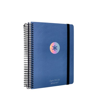 Agenda escolar antartik ano 24 25 curso coleccion minimal blue dia pagina a5