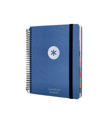 Agenda escolar antartik ano 24 25 curso coleccion minimal blue dia pagina a5