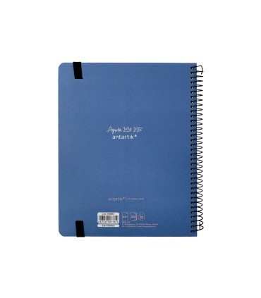 Agenda escolar antartik ano 24 25 curso coleccion minimal blue dia pagina a5