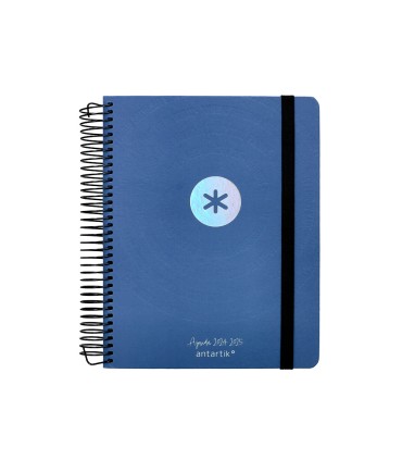 Agenda escolar antartik ano 24 25 curso coleccion minimal blue dia pagina a5