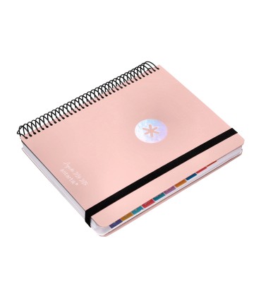 Agenda escolar antartik ano 24 25 curso coleccion minimal pink dia pagina a5