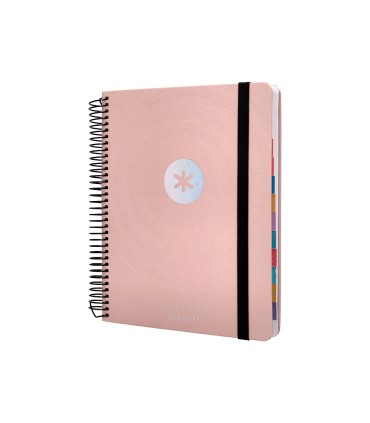 Agenda escolar antartik ano 24 25 curso coleccion minimal pink dia pagina a5