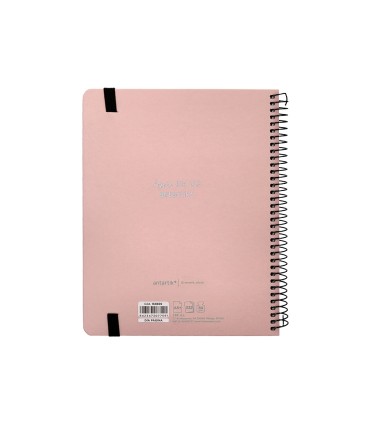 Agenda escolar antartik ano 24 25 curso coleccion minimal pink dia pagina a5