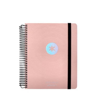 Agenda escolar antartik ano 24 25 curso coleccion minimal pink dia pagina a5