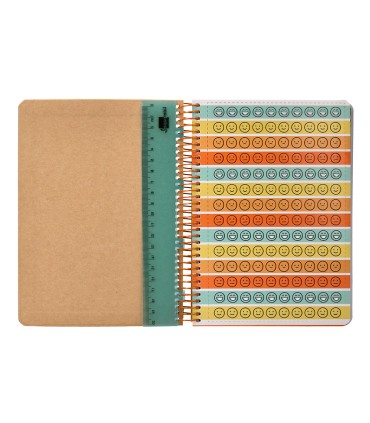 Agenda escolar liderpapel ano 24 25 escolar classic zebra dia pagina a6 tetra