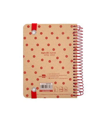 Agenda escolar liderpapel ano 24 25 escolar classic smile dia pagina a6 tetra