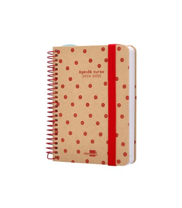 Agenda escolar liderpapel ano 24 25 escolar classic smile dia pagina a6 tetra