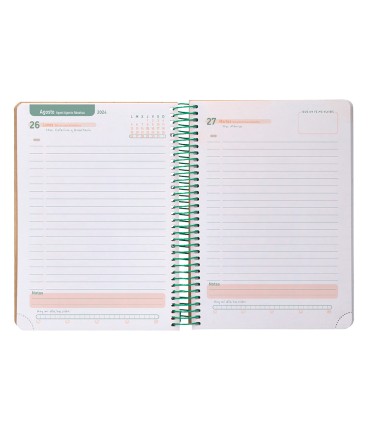 Agenda escolar liderpapel ano 24 25 escolar classic crocodile dia pagina a5 tetra