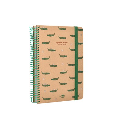 Agenda escolar liderpapel ano 24 25 escolar classic crocodile dia pagina a5 tetra