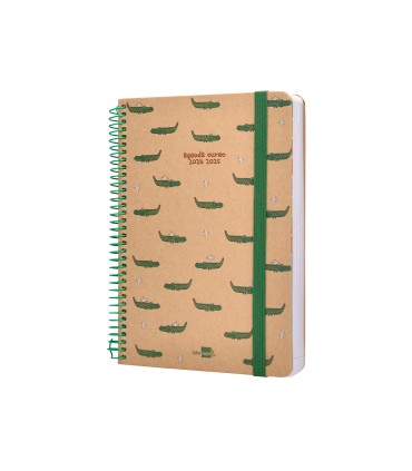 Agenda escolar liderpapel ano 24 25 escolar classic crocodile dia pagina a5 tetra