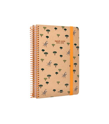 Agenda escolar liderpapel ano 24 25 escolar classic zebra dia pagina a5 tetra