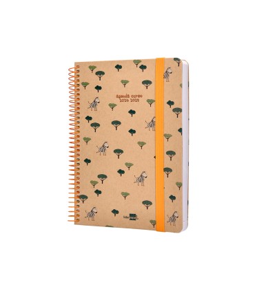 Agenda escolar liderpapel ano 24 25 escolar classic zebra dia pagina a5 tetra